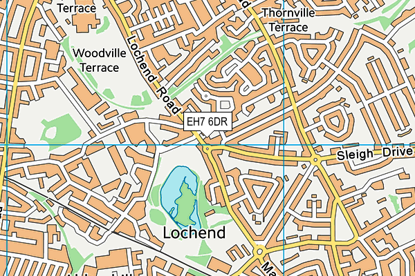 EH7 6DR map - OS VectorMap District (Ordnance Survey) EH7 6DR map - OS VectorMap District (Ordnance Survey)