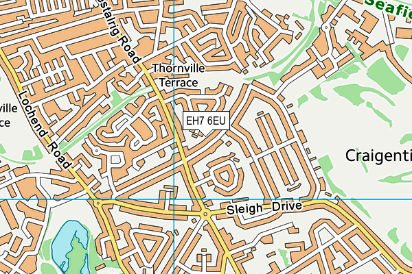 EH7 6EU map - OS VectorMap District (Ordnance Survey) EH7 6EU map - OS VectorMap District (Ordnance Survey)