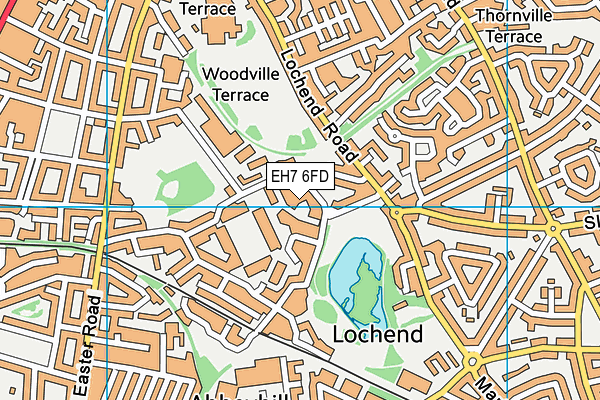 EH7 6FD map - OS VectorMap District (Ordnance Survey) EH7 6FD map - OS VectorMap District (Ordnance Survey)