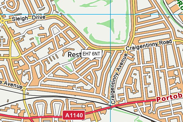 EH7 6NT map - OS VectorMap District (Ordnance Survey) EH7 6NT map - OS VectorMap District (Ordnance Survey)