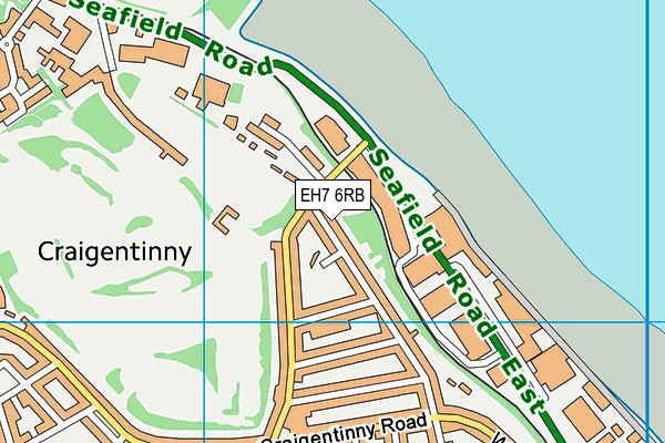 EH7 6RB map - OS VectorMap District (Ordnance Survey) EH7 6RB map - OS VectorMap District (Ordnance Survey)