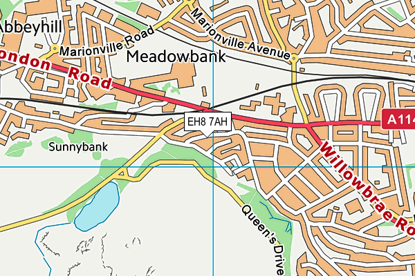 EH8 7AH map - OS VectorMap District (Ordnance Survey) EH8 7AH map - OS VectorMap District (Ordnance Survey)