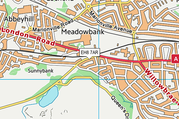 EH8 7AR map - OS VectorMap District (Ordnance Survey) EH8 7AR map - OS VectorMap District (Ordnance Survey)