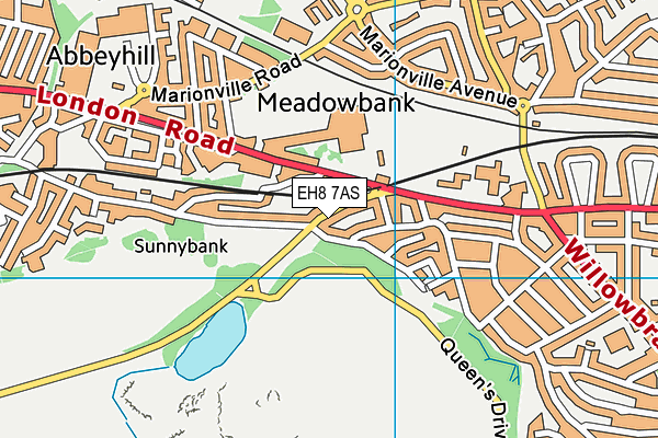 EH8 7AS map - OS VectorMap District (Ordnance Survey) EH8 7AS map - OS VectorMap District (Ordnance Survey)