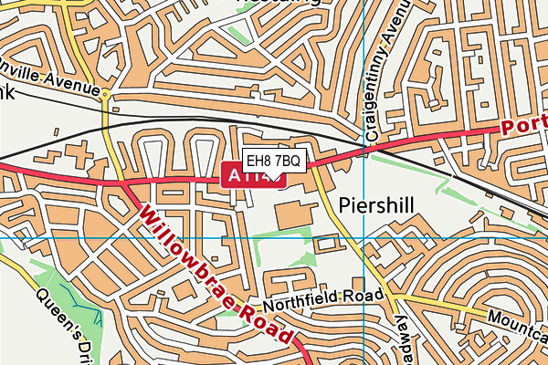 EH8 7BQ map - OS VectorMap District (Ordnance Survey) EH8 7BQ map - OS VectorMap District (Ordnance Survey)