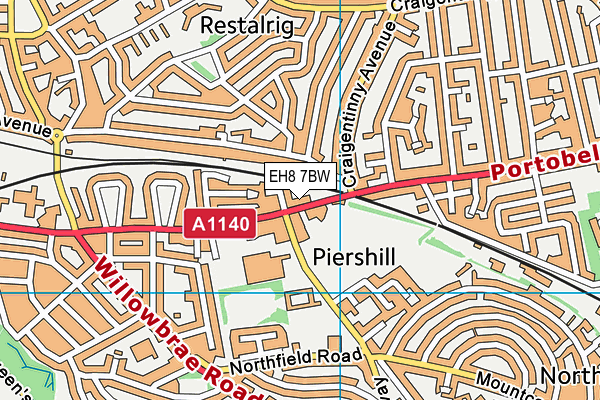 EH8 7BW map - OS VectorMap District (Ordnance Survey) EH8 7BW map - OS VectorMap District (Ordnance Survey)