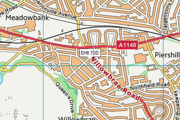 EH8 7DD map - OS VectorMap District (Ordnance Survey) EH8 7DD map - OS VectorMap District (Ordnance Survey)