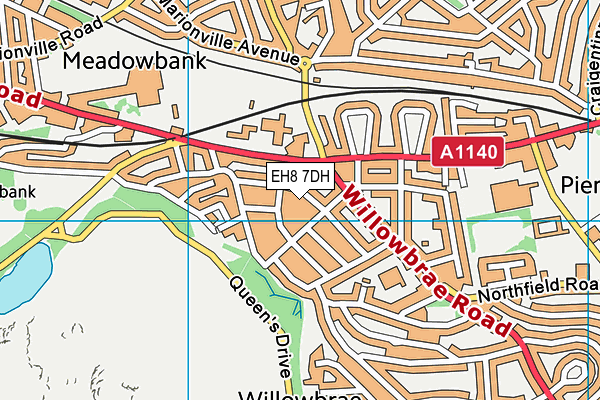 EH8 7DH map - OS VectorMap District (Ordnance Survey) EH8 7DH map - OS VectorMap District (Ordnance Survey)