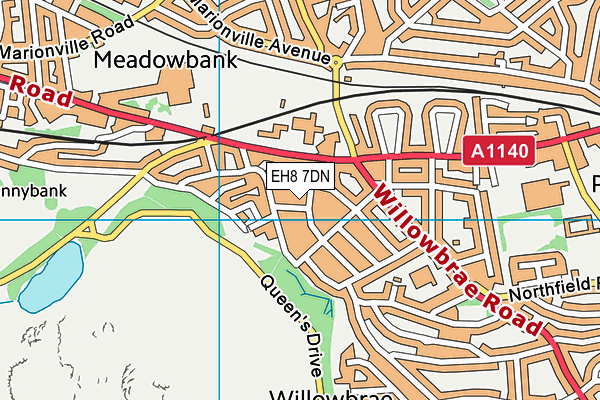 EH8 7DN map - OS VectorMap District (Ordnance Survey) EH8 7DN map - OS VectorMap District (Ordnance Survey)