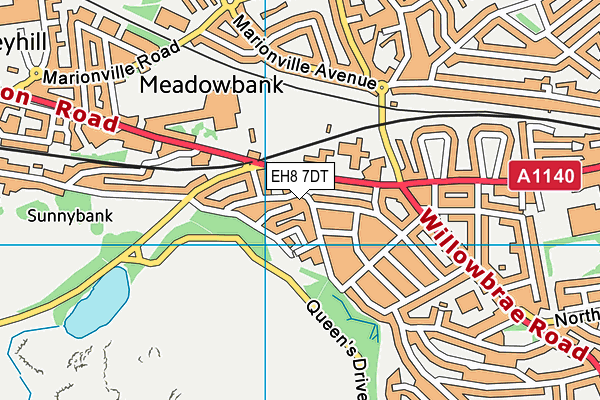 EH8 7DT map - OS VectorMap District (Ordnance Survey) EH8 7DT map - OS VectorMap District (Ordnance Survey)
