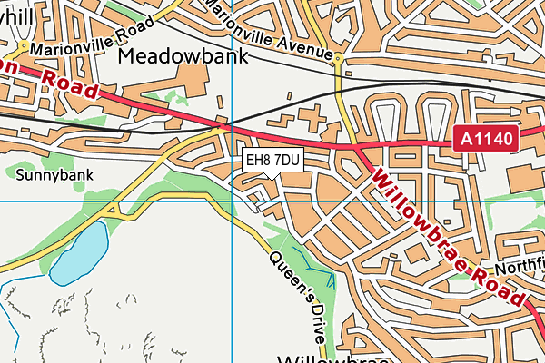 EH8 7DU map - OS VectorMap District (Ordnance Survey) EH8 7DU map - OS VectorMap District (Ordnance Survey)