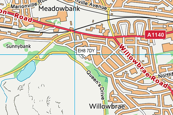 EH8 7DY map - OS VectorMap District (Ordnance Survey) EH8 7DY map - OS VectorMap District (Ordnance Survey)