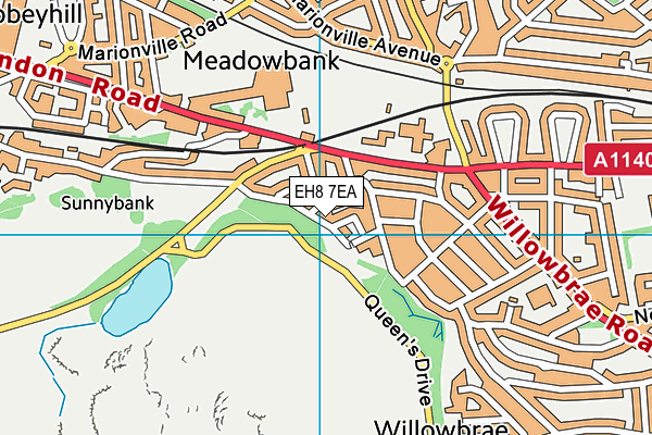 EH8 7EA map - OS VectorMap District (Ordnance Survey) EH8 7EA map - OS VectorMap District (Ordnance Survey)