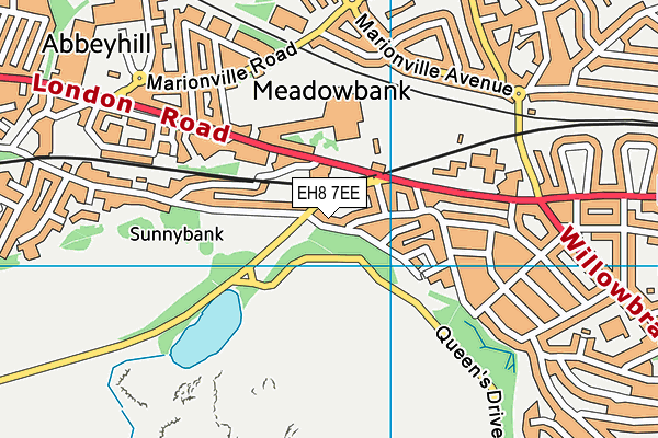 EH8 7EE map - OS VectorMap District (Ordnance Survey) EH8 7EE map - OS VectorMap District (Ordnance Survey)
