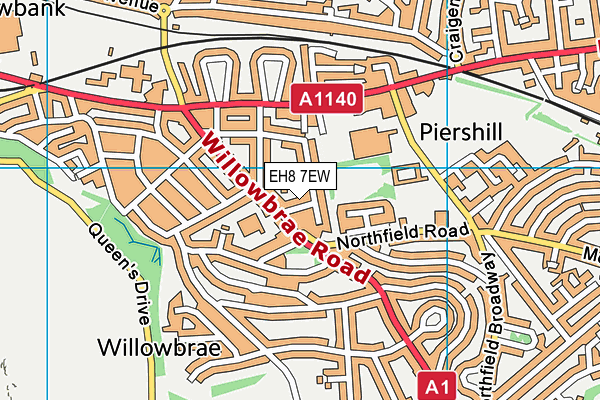 EH8 7EW map - OS VectorMap District (Ordnance Survey) EH8 7EW map - OS VectorMap District (Ordnance Survey)
