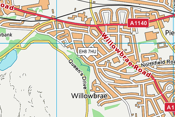 EH8 7HU map - OS VectorMap District (Ordnance Survey) EH8 7HU map - OS VectorMap District (Ordnance Survey)