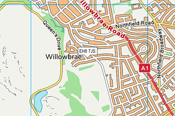 EH8 7JS map - OS VectorMap District (Ordnance Survey) EH8 7JS map - OS VectorMap District (Ordnance Survey)