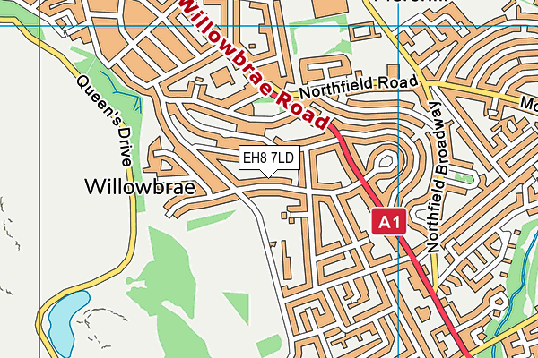 EH8 7LD map - OS VectorMap District (Ordnance Survey) EH8 7LD map - OS VectorMap District (Ordnance Survey)