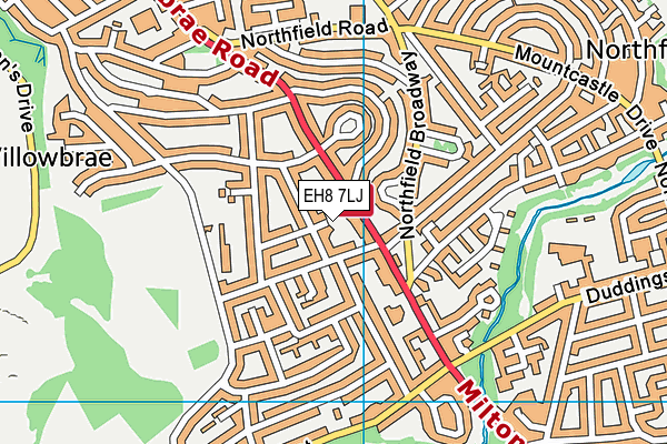 EH8 7LJ map - OS VectorMap District (Ordnance Survey) EH8 7LJ map - OS VectorMap District (Ordnance Survey)