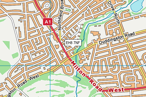 EH8 7NF map - OS VectorMap District (Ordnance Survey) EH8 7NF map - OS VectorMap District (Ordnance Survey)
