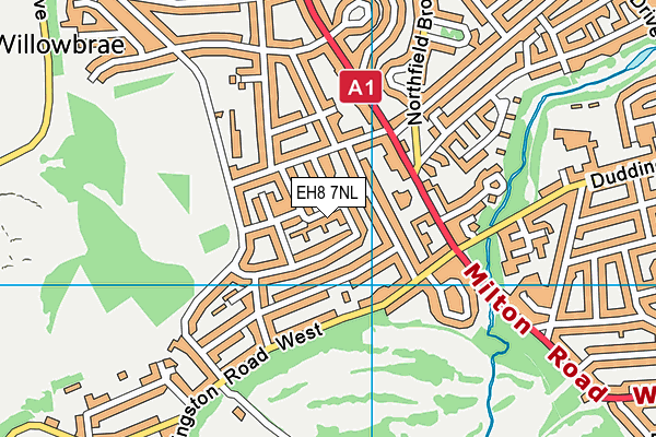 EH8 7NL map - OS VectorMap District (Ordnance Survey) EH8 7NL map - OS VectorMap District (Ordnance Survey)