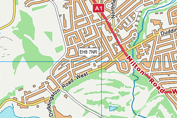 EH8 7NR map - OS VectorMap District (Ordnance Survey) EH8 7NR map - OS VectorMap District (Ordnance Survey)