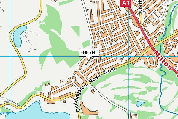 EH8 7NT map - OS VectorMap District (Ordnance Survey) EH8 7NT map - OS VectorMap District (Ordnance Survey)