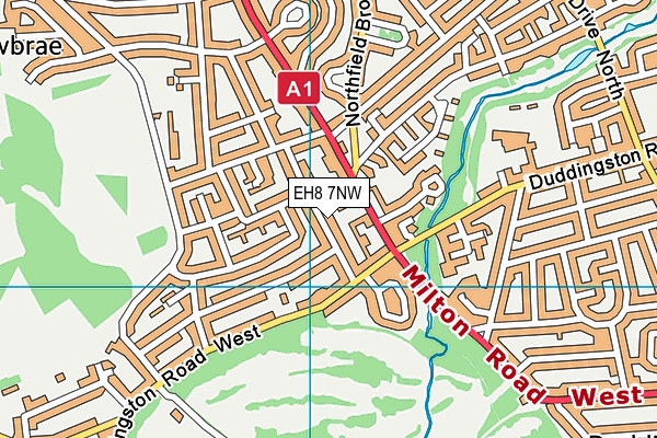 EH8 7NW map - OS VectorMap District (Ordnance Survey) EH8 7NW map - OS VectorMap District (Ordnance Survey)