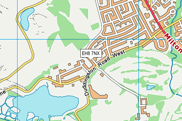 EH8 7NX map - OS VectorMap District (Ordnance Survey) EH8 7NX map - OS VectorMap District (Ordnance Survey)