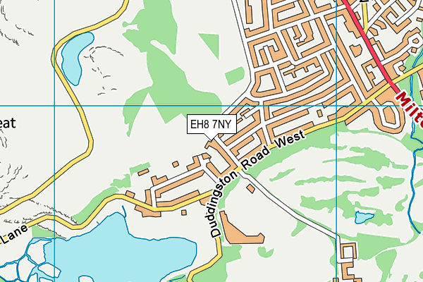 EH8 7NY map - OS VectorMap District (Ordnance Survey) EH8 7NY map - OS VectorMap District (Ordnance Survey)