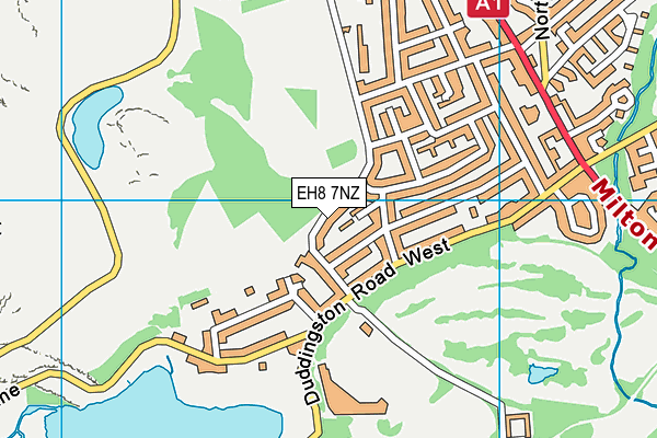 EH8 7NZ map - OS VectorMap District (Ordnance Survey) EH8 7NZ map - OS VectorMap District (Ordnance Survey)
