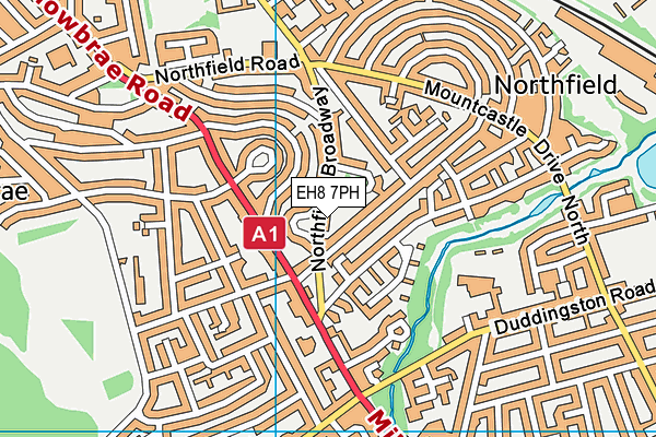 EH8 7PH map - OS VectorMap District (Ordnance Survey) EH8 7PH map - OS VectorMap District (Ordnance Survey)