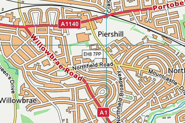 EH8 7PP map - OS VectorMap District (Ordnance Survey) EH8 7PP map - OS VectorMap District (Ordnance Survey)
