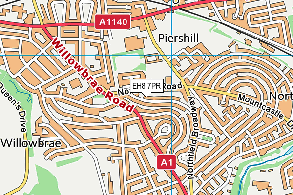 EH8 7PR map - OS VectorMap District (Ordnance Survey) EH8 7PR map - OS VectorMap District (Ordnance Survey)
