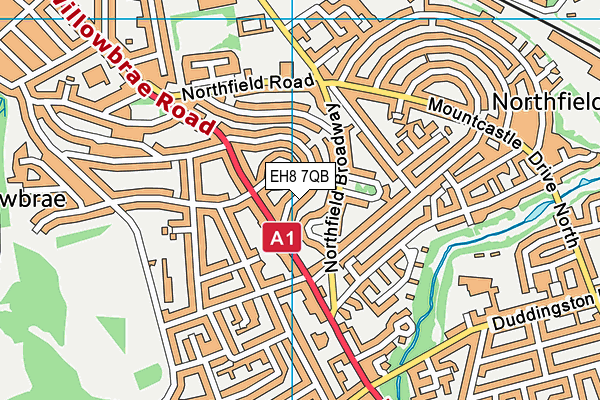 EH8 7QB map - OS VectorMap District (Ordnance Survey) EH8 7QB map - OS VectorMap District (Ordnance Survey)