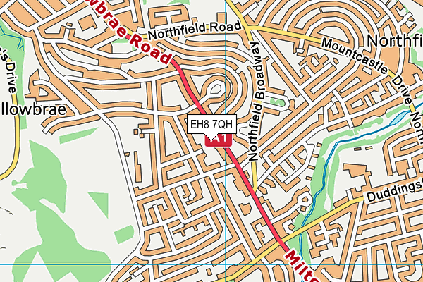 EH8 7QH map - OS VectorMap District (Ordnance Survey) EH8 7QH map - OS VectorMap District (Ordnance Survey)