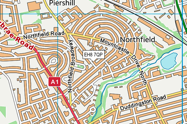 EH8 7QP map - OS VectorMap District (Ordnance Survey) EH8 7QP map - OS VectorMap District (Ordnance Survey)