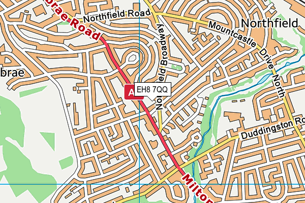 EH8 7QQ map - OS VectorMap District (Ordnance Survey) EH8 7QQ map - OS VectorMap District (Ordnance Survey)