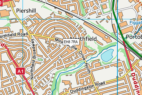 EH8 7RA map - OS VectorMap District (Ordnance Survey) EH8 7RA map - OS VectorMap District (Ordnance Survey)