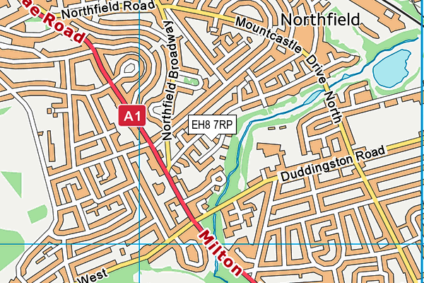 EH8 7RP map - OS VectorMap District (Ordnance Survey) EH8 7RP map - OS VectorMap District (Ordnance Survey)