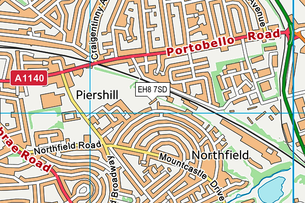 EH8 7SD map - OS VectorMap District (Ordnance Survey) EH8 7SD map - OS VectorMap District (Ordnance Survey)