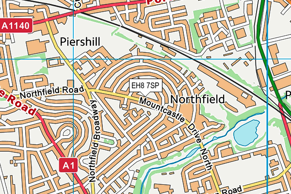 EH8 7SP map - OS VectorMap District (Ordnance Survey) EH8 7SP map - OS VectorMap District (Ordnance Survey)