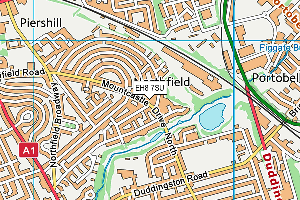 EH8 7SU map - OS VectorMap District (Ordnance Survey) EH8 7SU map - OS VectorMap District (Ordnance Survey)