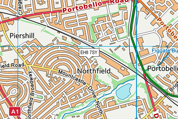 EH8 7SY map - OS VectorMap District (Ordnance Survey) EH8 7SY map - OS VectorMap District (Ordnance Survey)