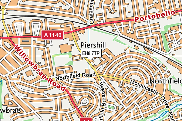 EH8 7TP map - OS VectorMap District (Ordnance Survey) EH8 7TP map - OS VectorMap District (Ordnance Survey)