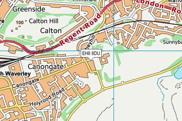 EH8 8DU map - OS VectorMap District (Ordnance Survey) EH8 8DU map - OS VectorMap District (Ordnance Survey)