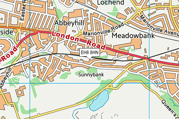 EH8 8HN map - OS VectorMap District (Ordnance Survey) EH8 8HN map - OS VectorMap District (Ordnance Survey)