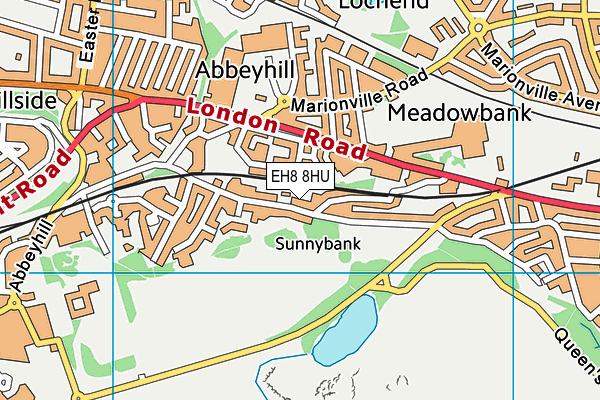 EH8 8HU map - OS VectorMap District (Ordnance Survey) EH8 8HU map - OS VectorMap District (Ordnance Survey)