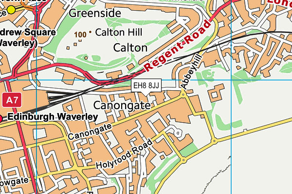 EH8 8JJ map - OS VectorMap District (Ordnance Survey) EH8 8JJ map - OS VectorMap District (Ordnance Survey)