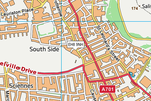 EH8 9NH map - OS VectorMap District (Ordnance Survey) EH8 9NH map - OS VectorMap District (Ordnance Survey)